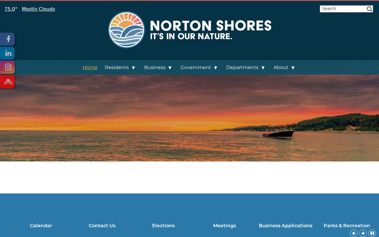 Norton Shores City Hall and local criminal record offices